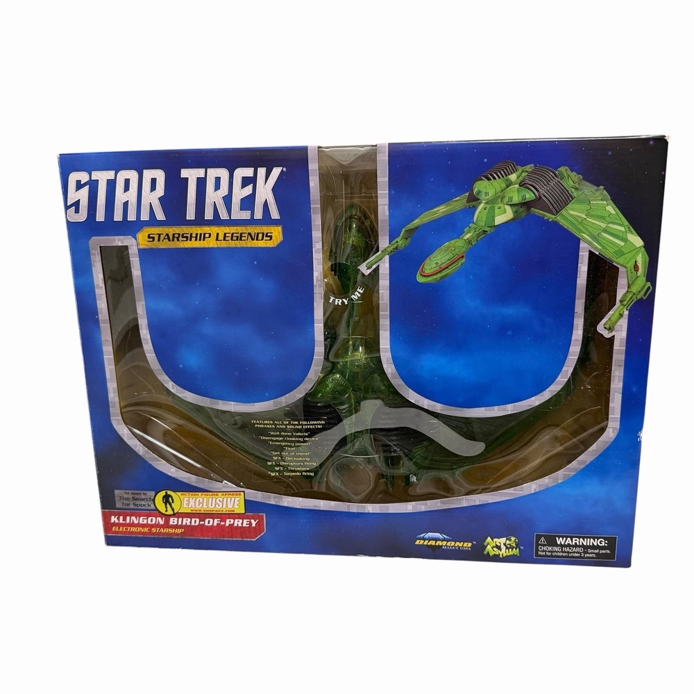 Star Trek: Starship Legends: Klingon Bird-Of-Prey: Diamond Select: 2012 NIB